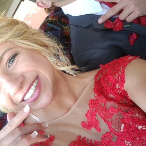 Red Prom Dress - Picture 3 of 4